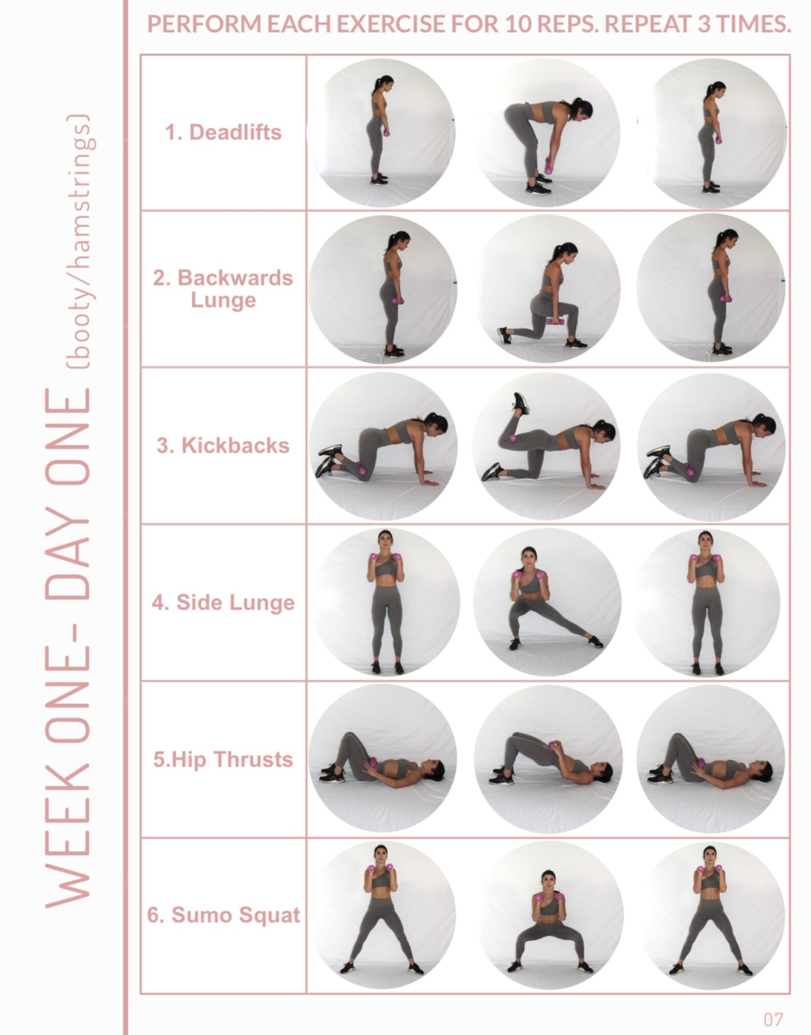 DUMBBELL 4 WEEK GUIDE